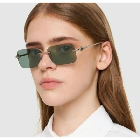 NEW GUCCI SILVER UNISEX SUNGLASSES GUCCI GG1703S 002 main image 9
